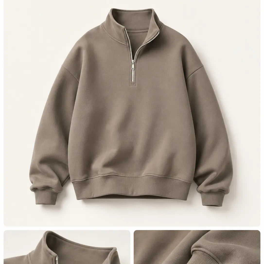 Unisex True to Size Fleece Sweatshirt Soft Midweight - Full-Zip Hoodie, Sweatshirt, or 1/4 Zip Hoodies Long Sleeve Hooded Sweatshirts Y2K Fall Fashion Clothes Casual Trendy Jacket