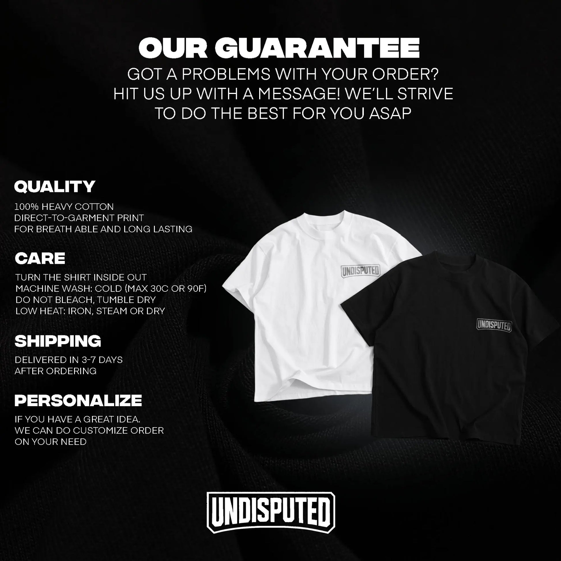 UNDISPUTED Justin Gaethje Undisputed Lightweight Champion Heavy Cotton Shirt UFC Tshirt the Highlight UFC Freedom 250 Fan Apparel Menswear Direct-To-Garment Breathable Printing