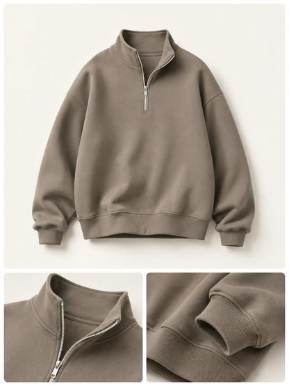 Unisex True to Size Fleece Sweatshirt Soft Midweight - Full-Zip Hoodie, Sweatshirt, or 1/4 Zip Hoodies Long Sleeve Hooded Sweatshirts Y2K Fall Fashion Clothes Casual Trendy Jacket