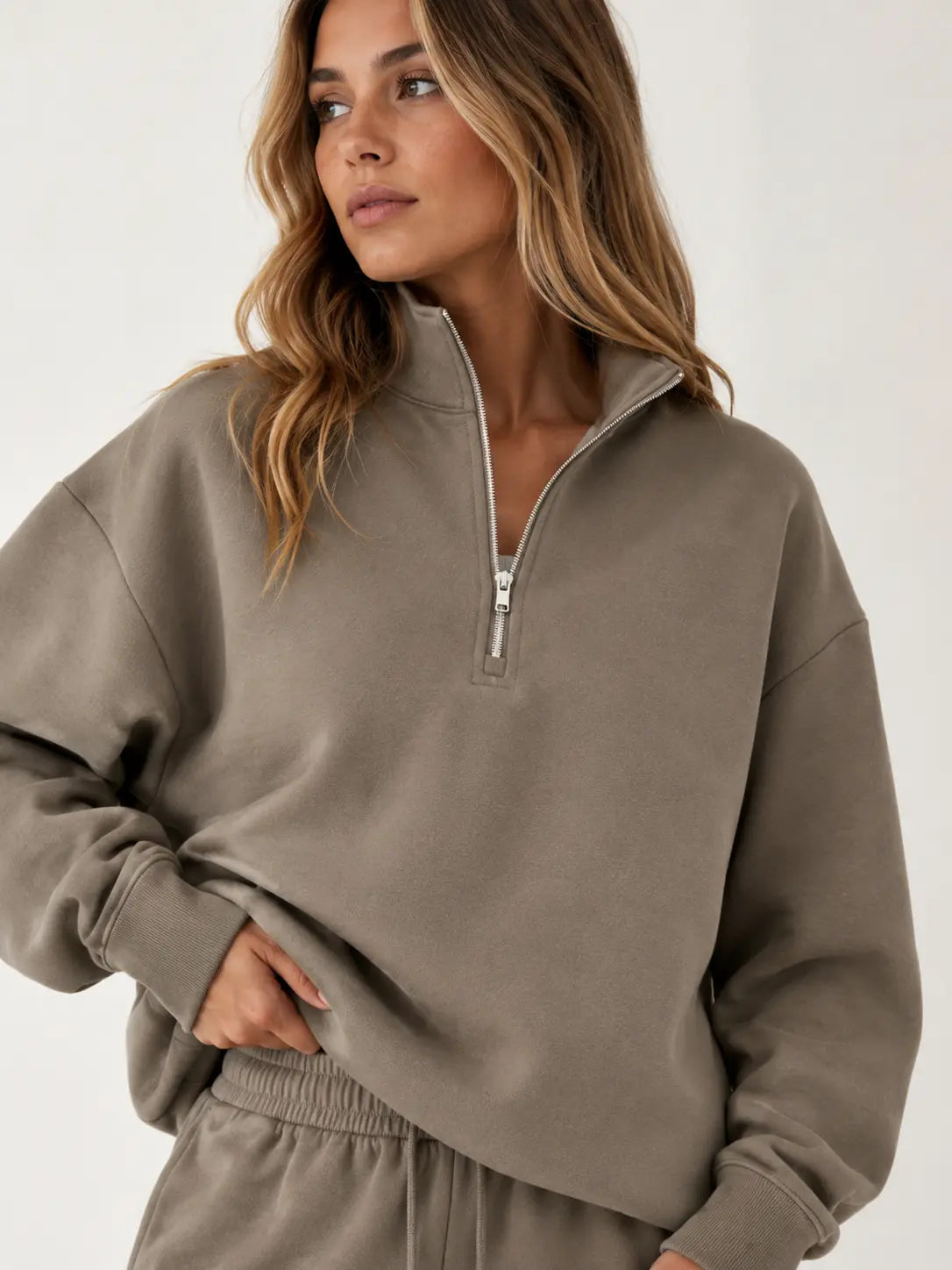 Unisex True to Size Fleece Sweatshirt Soft Midweight - Full-Zip Hoodie, Sweatshirt, or 1/4 Zip Hoodies Long Sleeve Hooded Sweatshirts Y2K Fall Fashion Clothes Casual Trendy Jacket