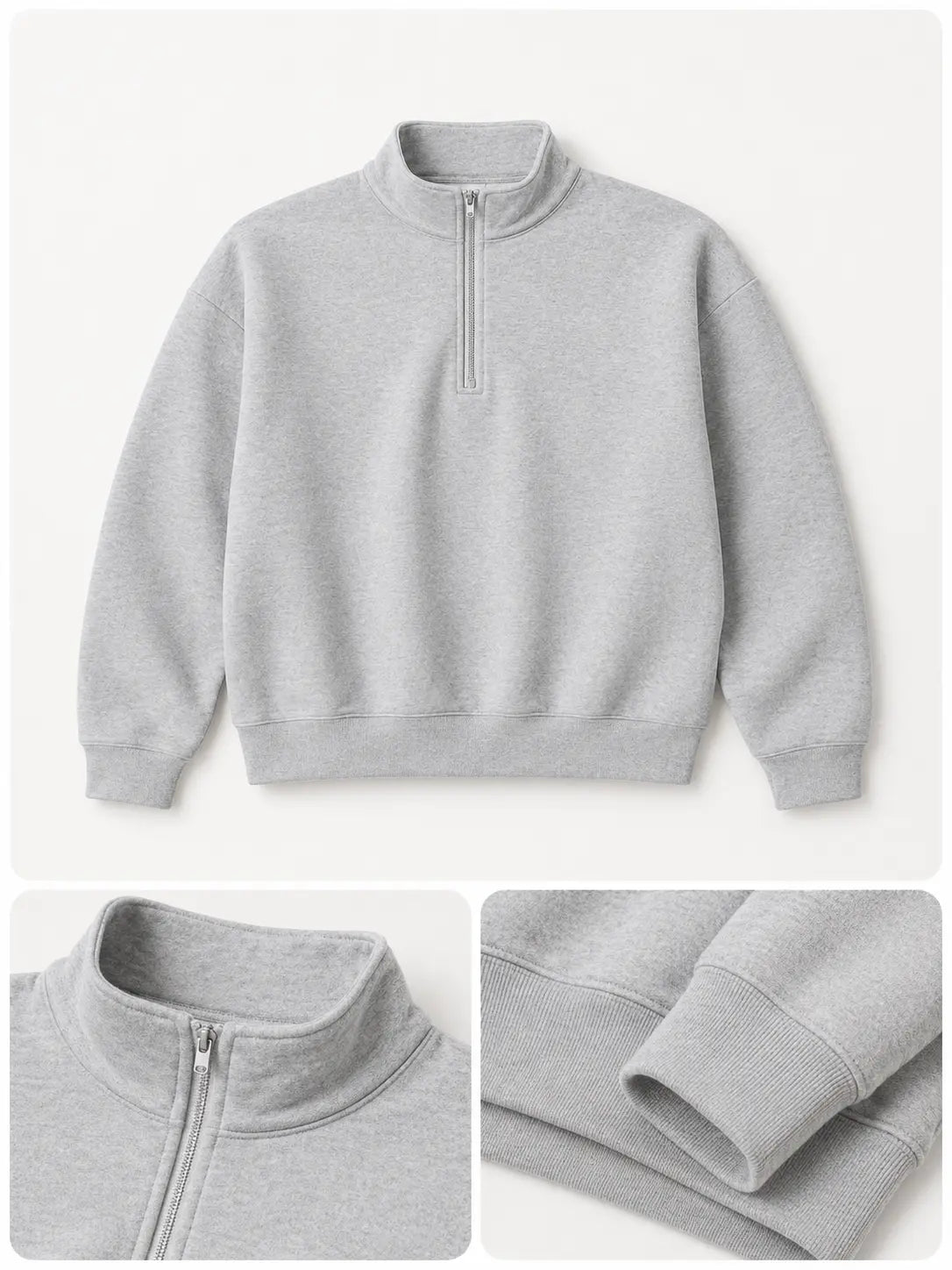 Unisex True to Size Fleece Sweatshirt Soft Midweight - Full-Zip Hoodie, Sweatshirt, or 1/4 Zip Hoodies Long Sleeve Hooded Sweatshirts Y2K Fall Fashion Clothes Casual Trendy Jacket